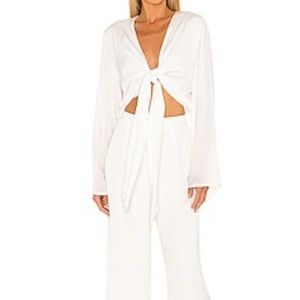 NWT White jumpsuit